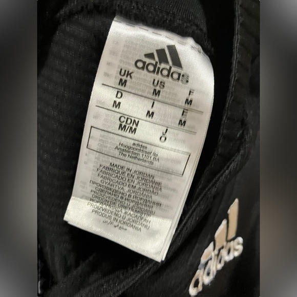 Adidas Football Shirt Mens Size Medium Black Football Compression New MSRP $80 - Picture 3 of 6
